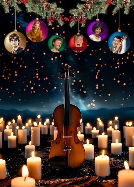 Новогодние хиты при свечах